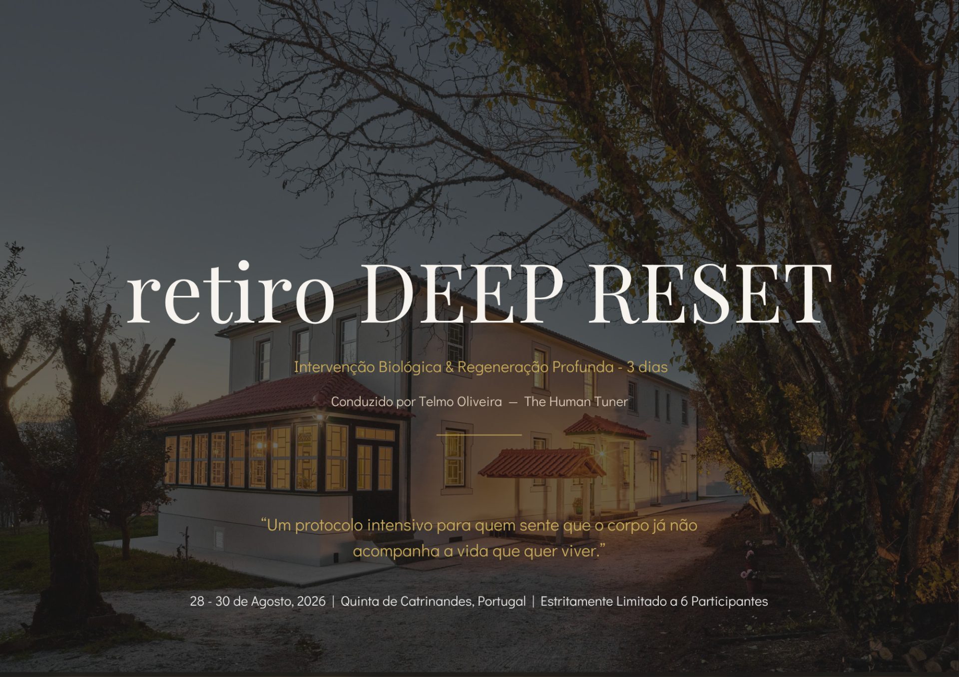 Logo retiro DEEP RESET
